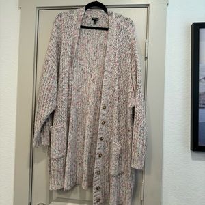 Multicolor Long Cardigan